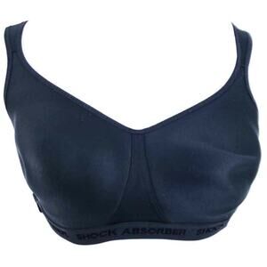 Shock Absorber Firm Support Sports Bra Black 34C Workout Racerback Bra Exercise